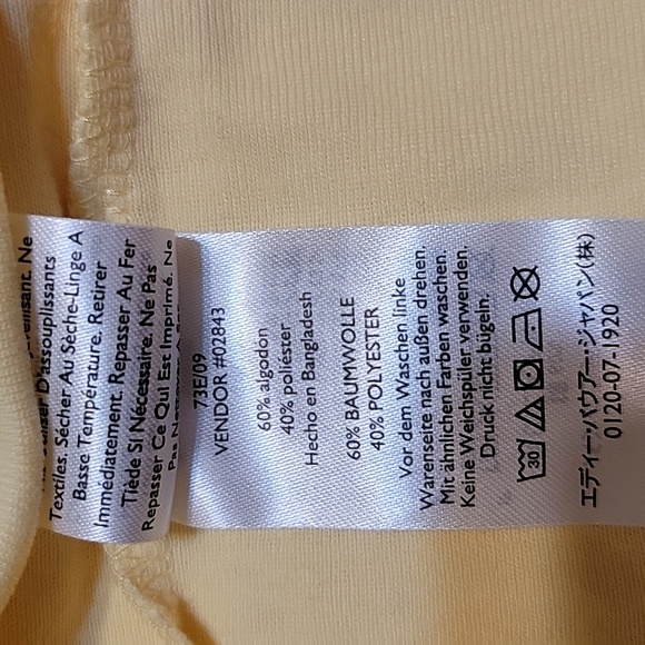 *2 for 1 Bargain, Yellow and Navy Long Sleeve Tops, size M - Picture 6 of 11